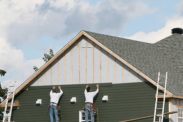 Professional Vinyl Siding technician working in Fork, MD